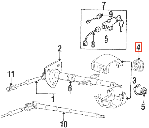 Nissan 300ZX Key Ignition Cover LHD Or RHD All Color — view 4