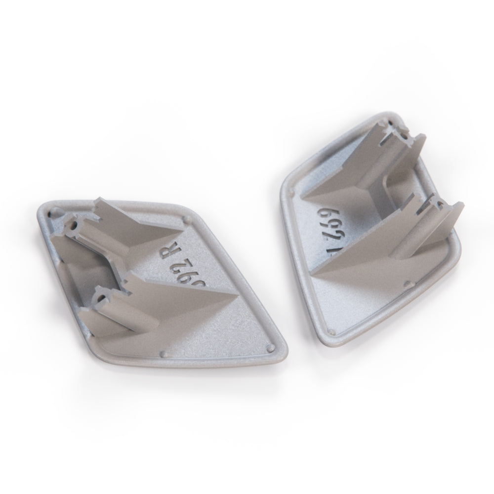 Nissan 350Z Pre-Lift 02-05 Front Bumper Washer Headlight Nozzle Cover Primed Left And Right 27522F 27522E — view 2