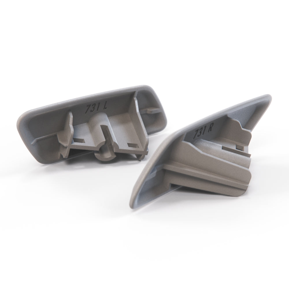 Nissan GT-R Front Washer Headlight Nozzle Cover Bumper Primed Left And Right 28659JF51E 28659JF51D — view 2