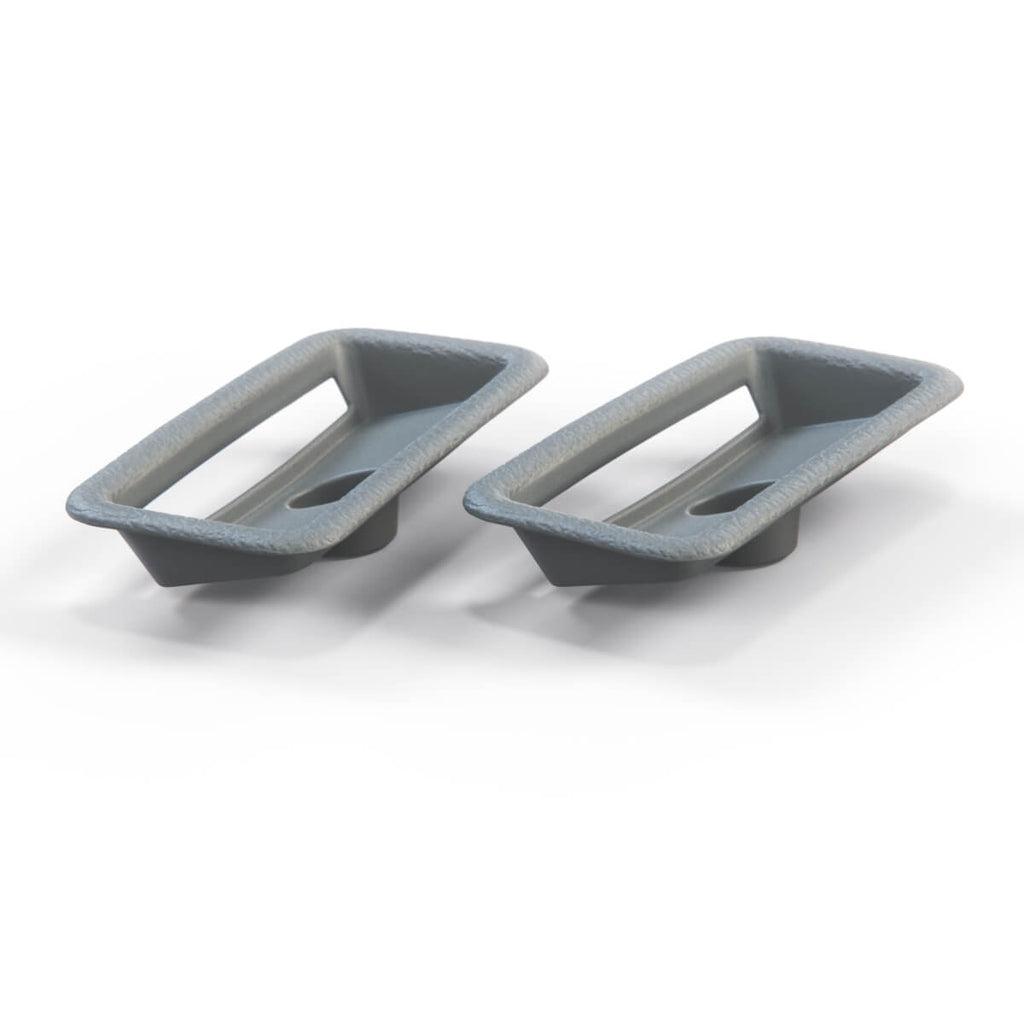 Nissan S12 200SX Silvia Gazelle Front Seat Belt Finisher Trim Covers Set of 2 — view 7