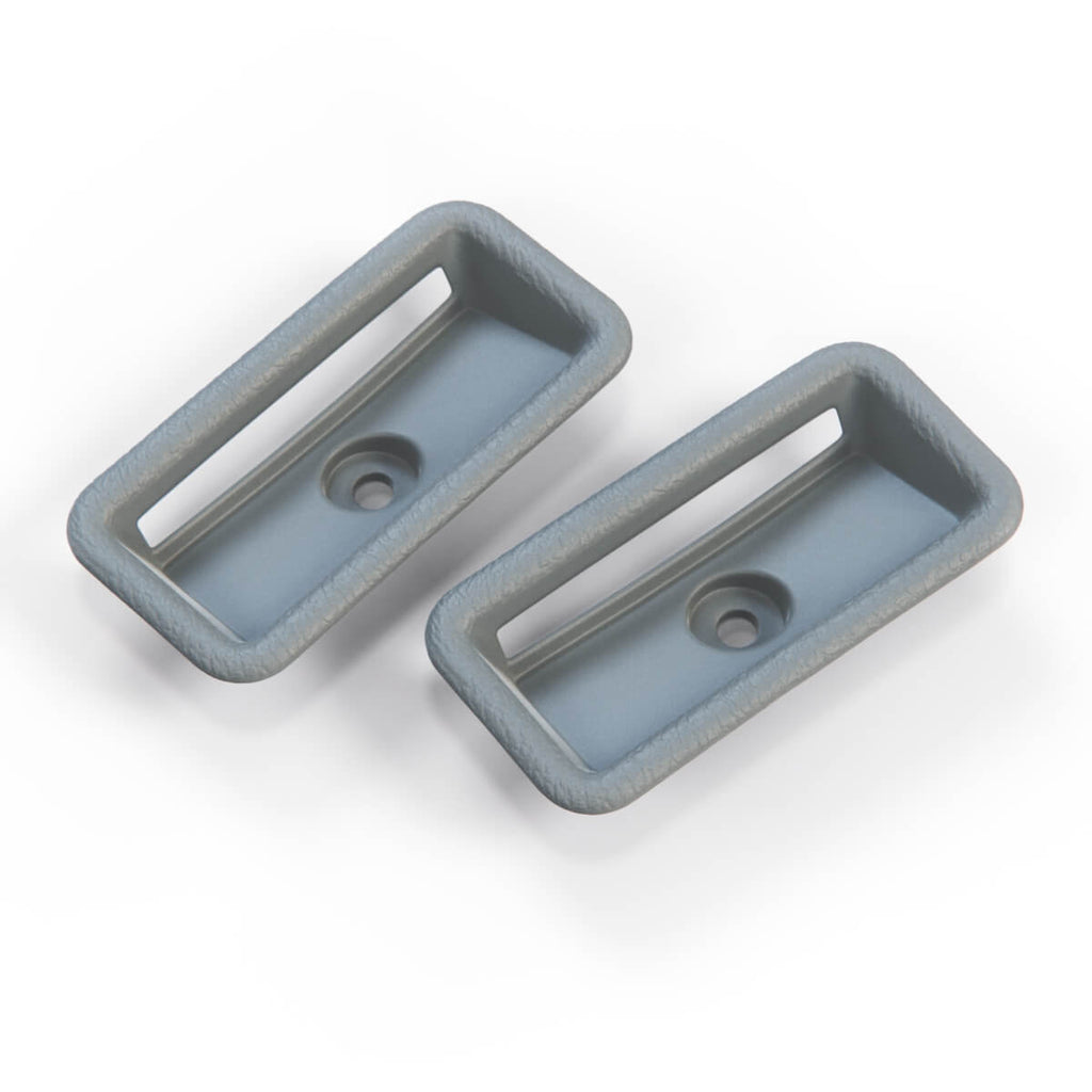 Nissan S12 200SX Silvia Gazelle Front Seat Belt Finisher Trim Covers Set of 2 — view 2