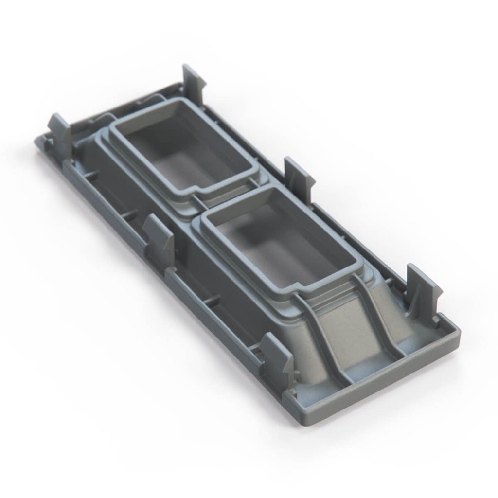 Nissan S12 200SX Silvia Gazelle Rear Switch Cover Under Armrest (9691322F02) — view 8