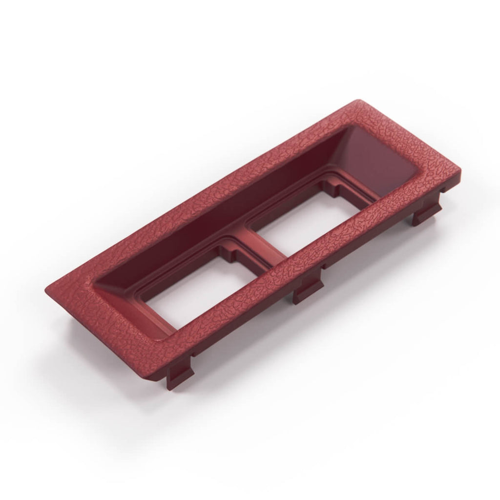 Nissan S12 200SX Silvia Gazelle Rear Switch Cover Under Armrest (9691322F02) — view 4
