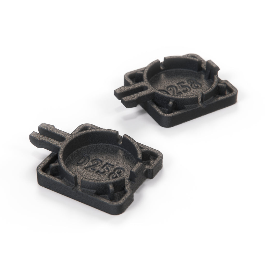 Nissan X-Trail Cap Door Finisher Set of 2 Black (80942U-1DA0B) — view 3