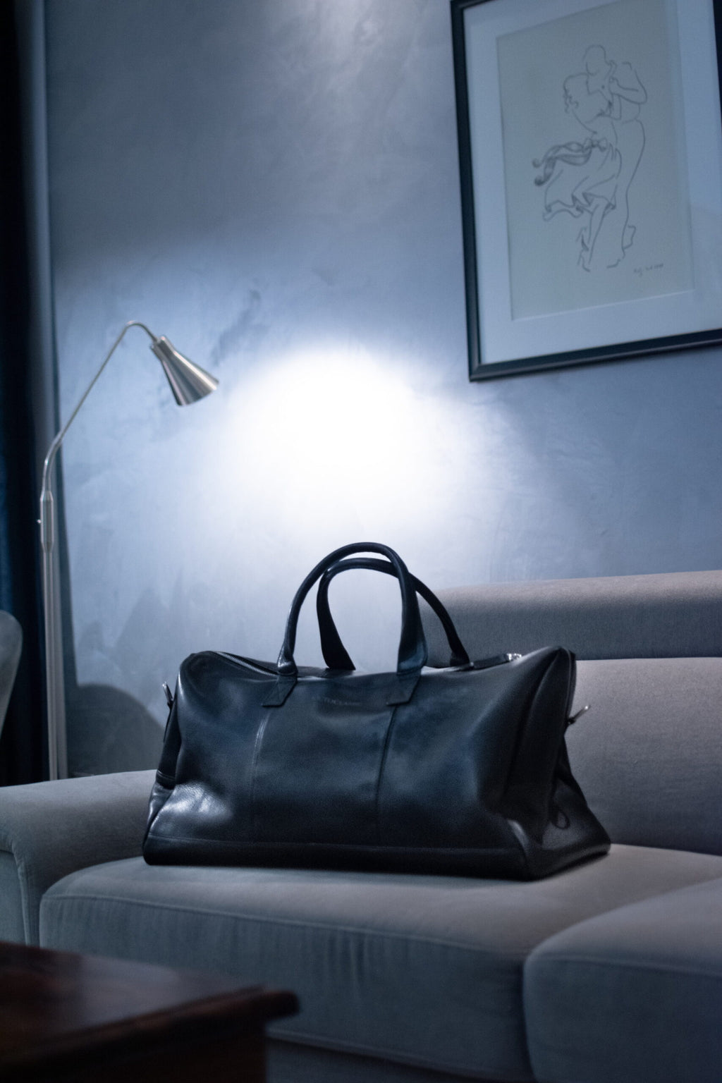 Mercedes-Benz Octoclassic Leather Bag Checkered Fabric Rodeo Stoff Patern