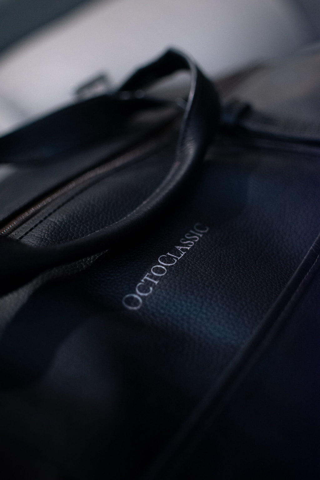 Porsche Octoclassic Brown Leather Bag – Classic Fabric Pattern — view 6