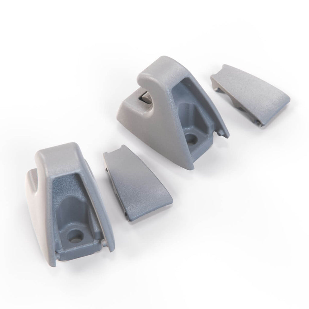 Opel Insignia Sun Visor Holder Bracket Complete Set of 2 Primed or Black (95994975) — view 5