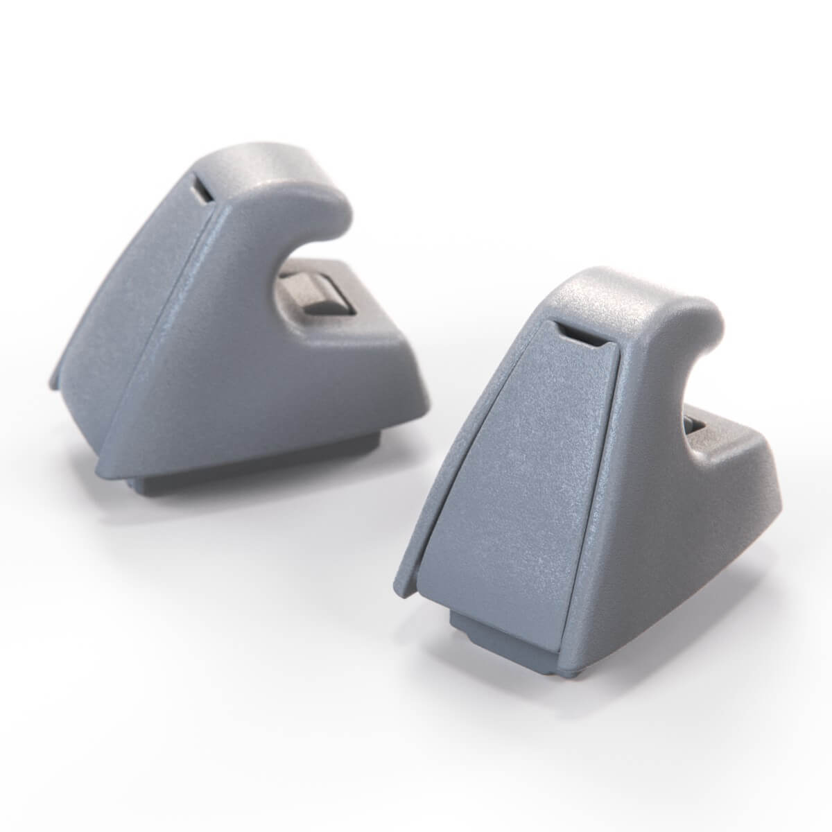 Opel Insignia Sun Visor Holder Bracket Complete Set of 2 Primed or Black (95994975) — view 3