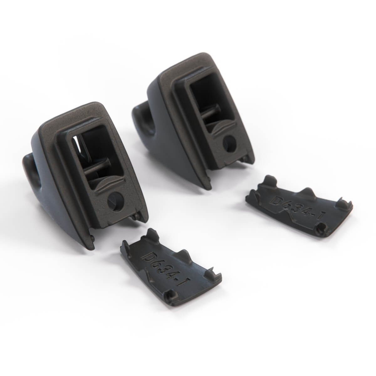 Opel Insignia Sun Visor Holder Bracket Complete Set of 2 Primed or Black (95994975) — view 7