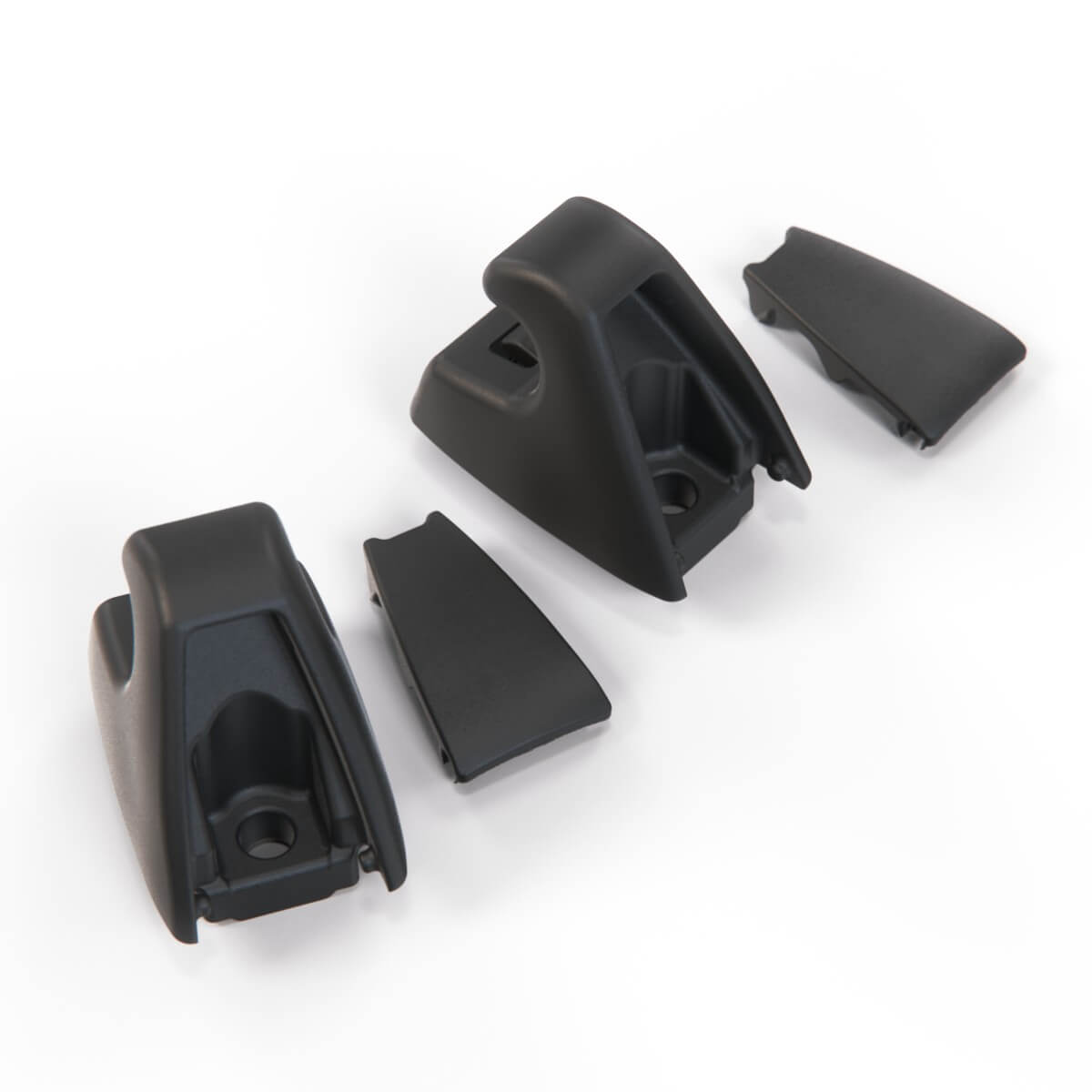Opel Insignia Sun Visor Holder Bracket Complete Set of 2 Primed or Black (95994975) — view 8