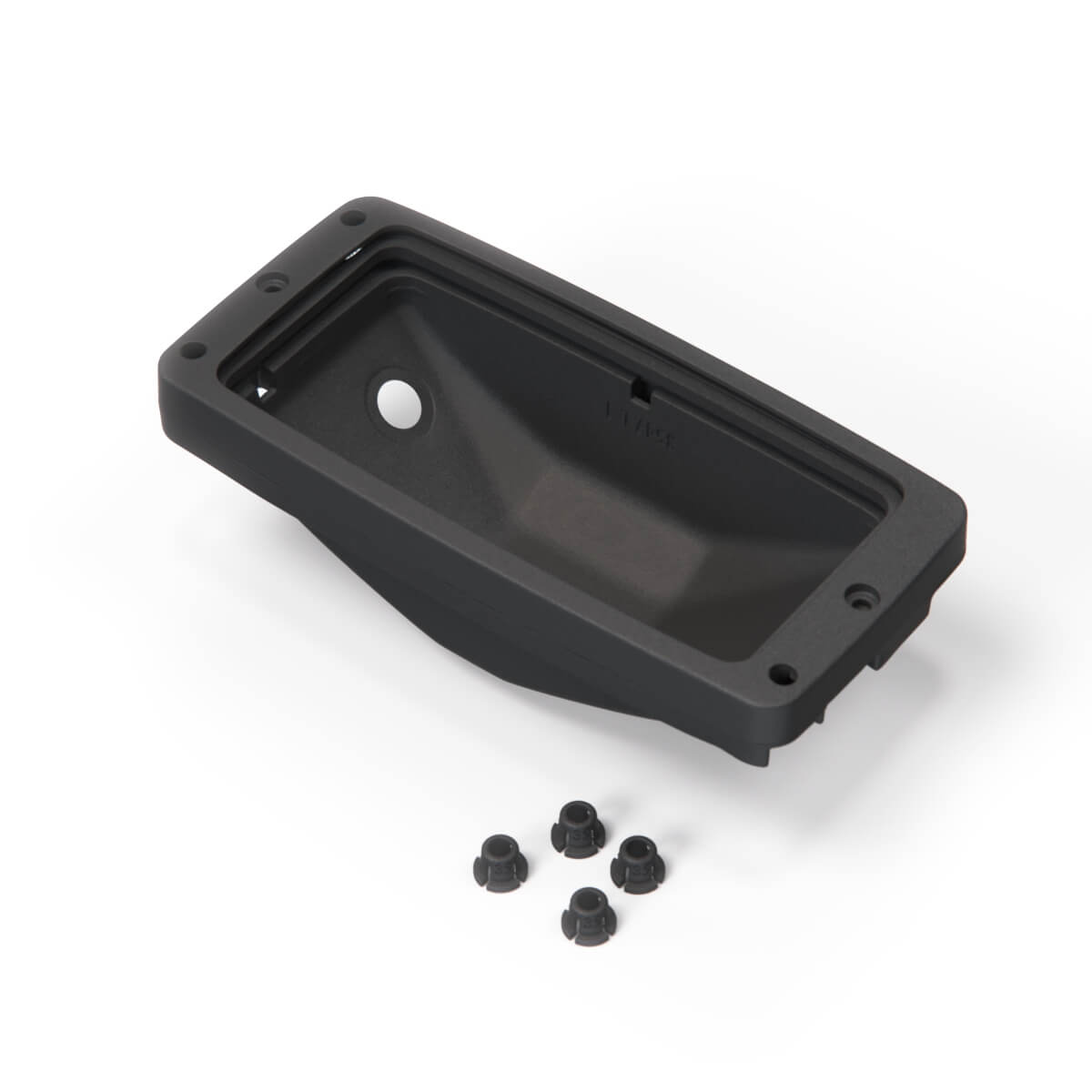Opel Kadett E GSI Hella Fog Light Housing Left or Right Black (301-127293) — view 2