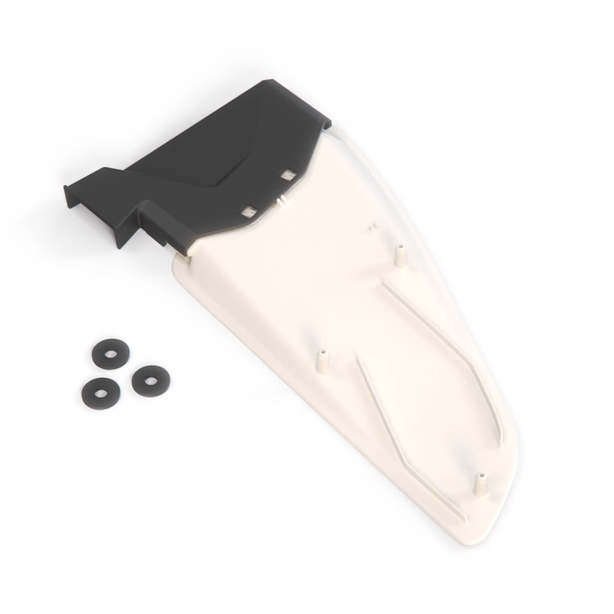 Opel Kadett E GSI Hood Air Intake Left or Right White / Primed 90 191 355 LH + 00 197 139 LH / 90 191 356 RH + 00 197 140 RH — view 3