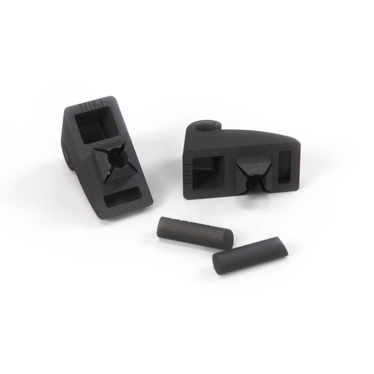 Opel Manta A / Cavalier Mk1 / Mk2 Sun Visor Clip Set of 2 Black / White — view 4