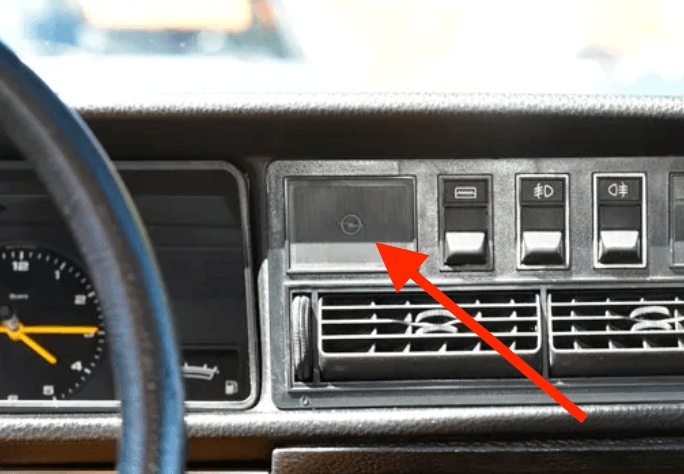 Opel Rekord E1 Dashboard Blank Trim Black (2512689) — view 4
