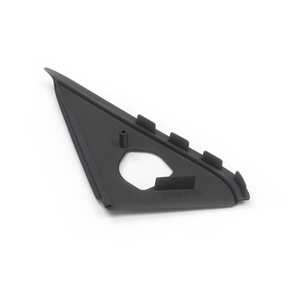 Opel Rekord E1 Inner Mirror Triangle Trim LHD or RHD / Left or Right – 2 Versions Black GM 90044683 / GM (90044684) — view 3