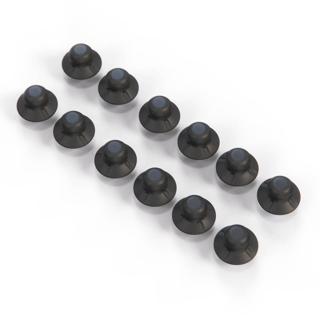 Opel Vauxhall Astra F Convertible Torneau Cover Fixing Nut Set of 12 Black (90511677) — view 3
