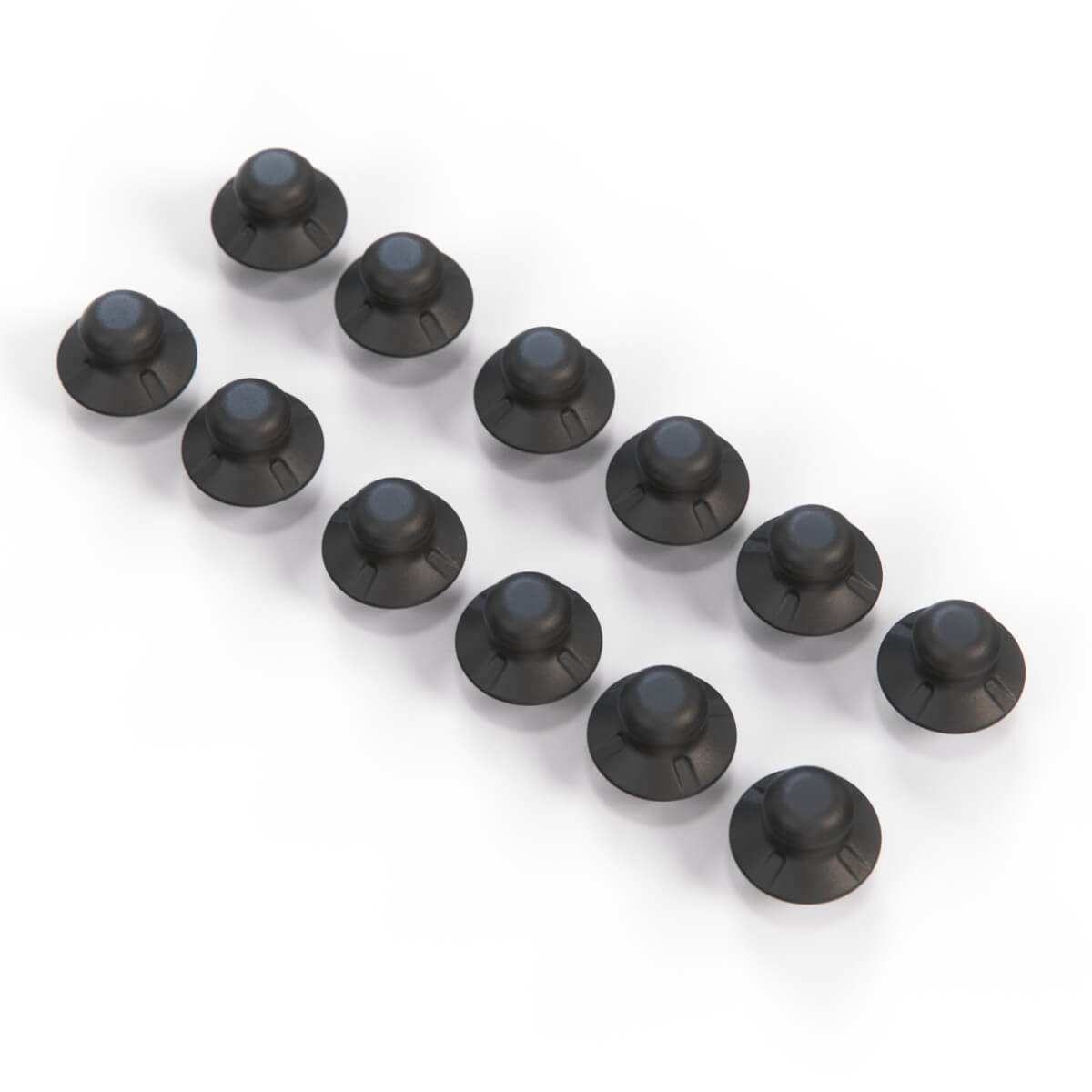 Opel Vauxhall Astra F Convertible Torneau Cover Fixing Nut Set of 12 Black (90511677) — view 3