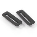 Opel Vauxhall Corsa Nova Hb Cavalier Mk2 Guide Seat Belt Set of 2 Black