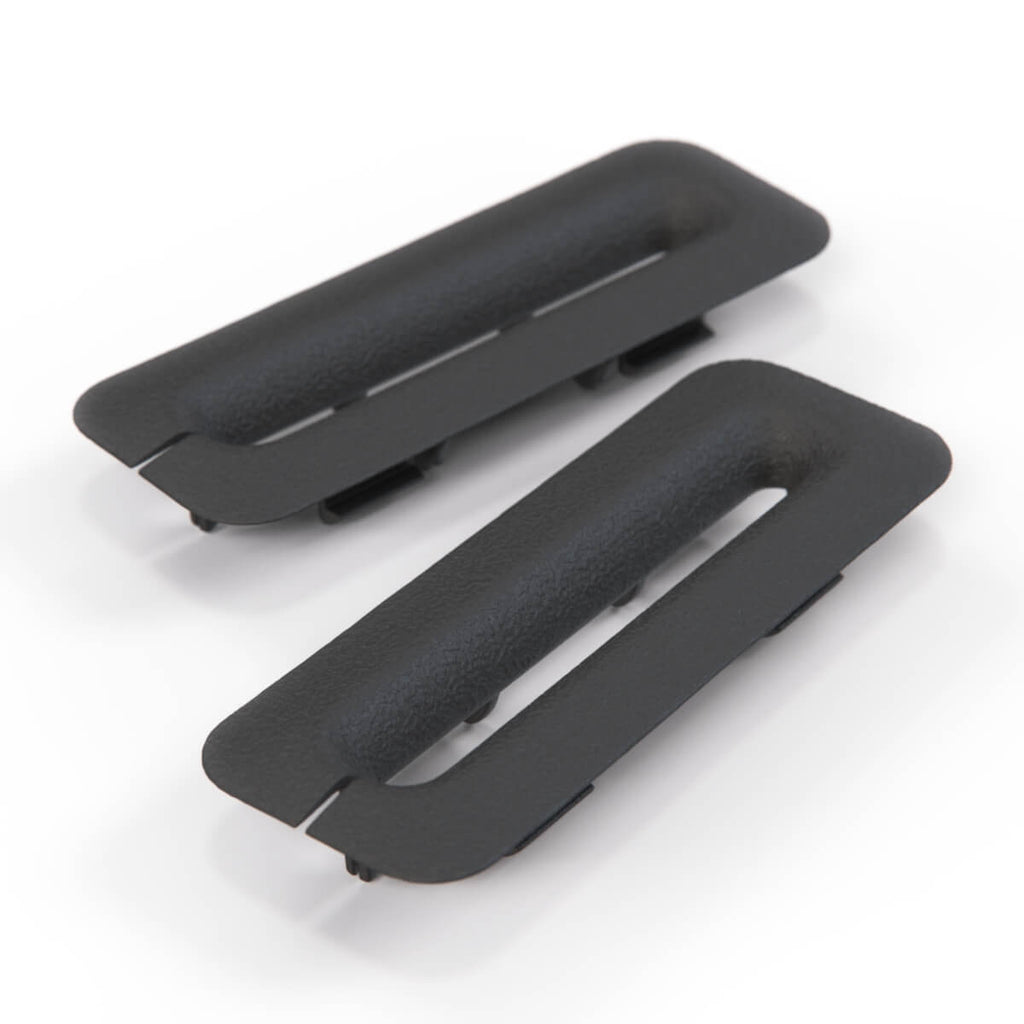 Opel Vauxhall Corsa Nova Hb Cavalier Mk2 Guide Seat Belt Set of 2 Black — view 3