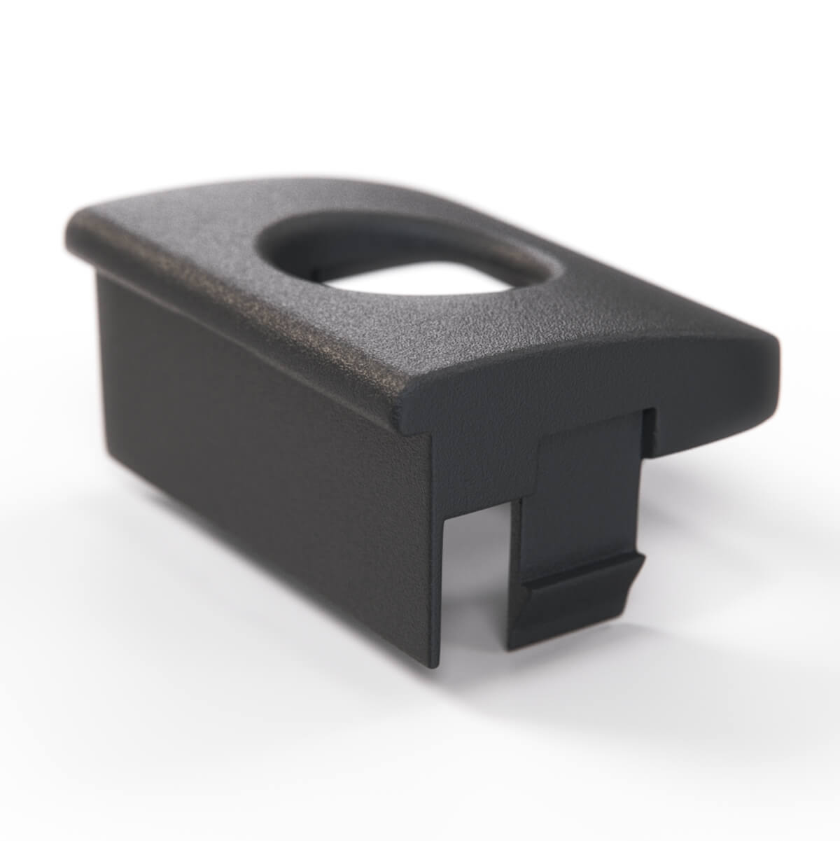Opel Vectra B Tailgate Lock Clip Holder Bracket Nut Cap Black (24428024) — view 3
