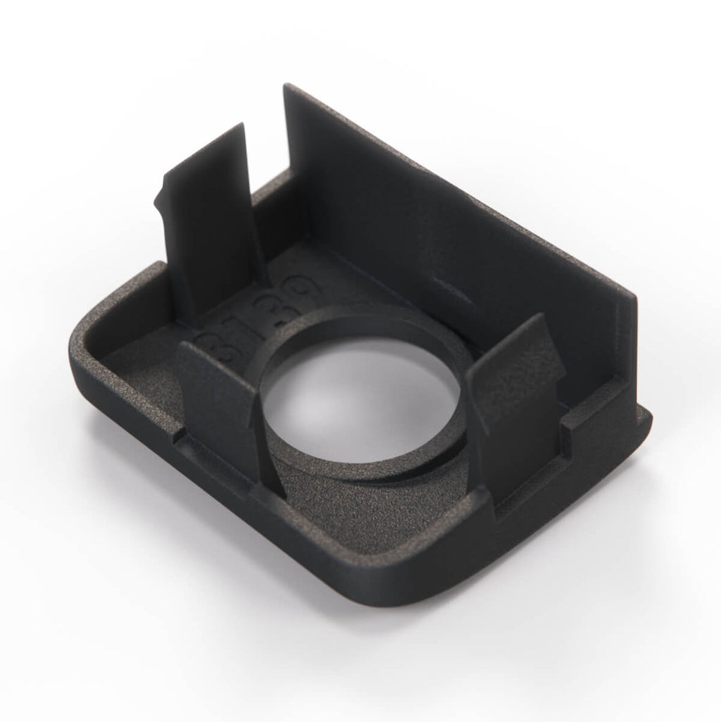 Opel Vectra B Tailgate Lock Clip Holder Bracket Nut Cap Black (24428024) — view 4