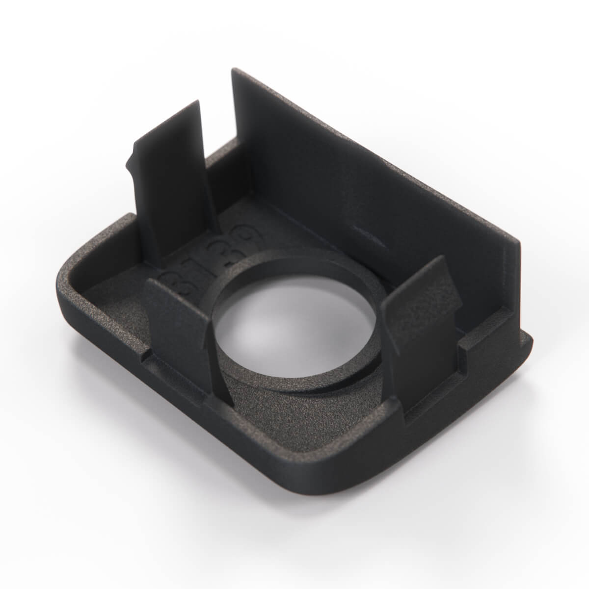 Opel Vectra B Tailgate Lock Clip Holder Bracket Nut Cap Black (24428024) — view 4