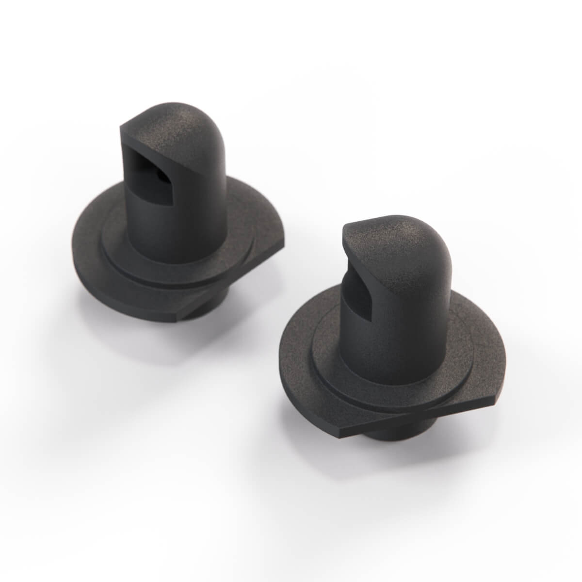 Mercedes-Benz W124/E36/W202 AMG 3.6l intake breather fitting set of 2, black — product photo
