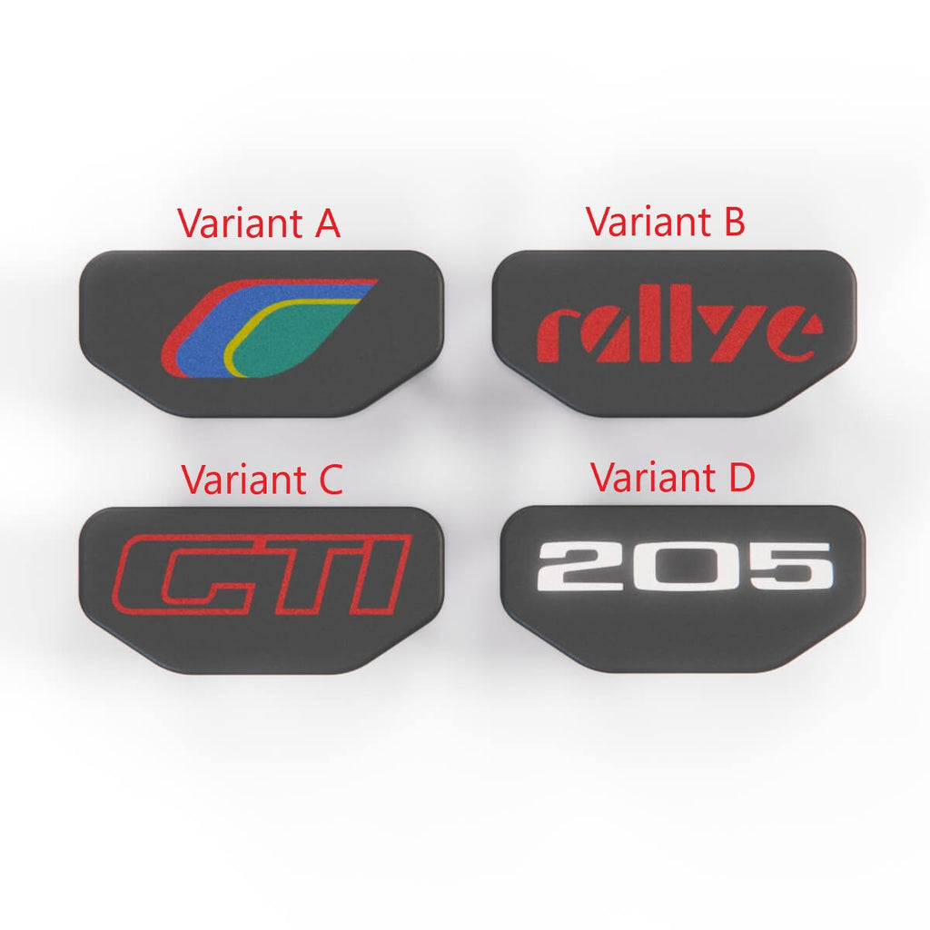Peugeot 205 GTI Rallye Steering Wheel Centre Emblem Different Variants