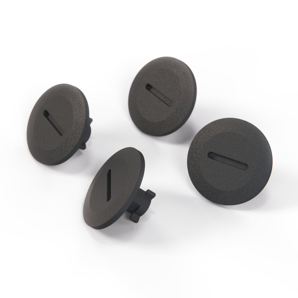 Pontiac GTO Carpet Floor Mat Locking Clips Retainers Set of 4 Black LMP1001
