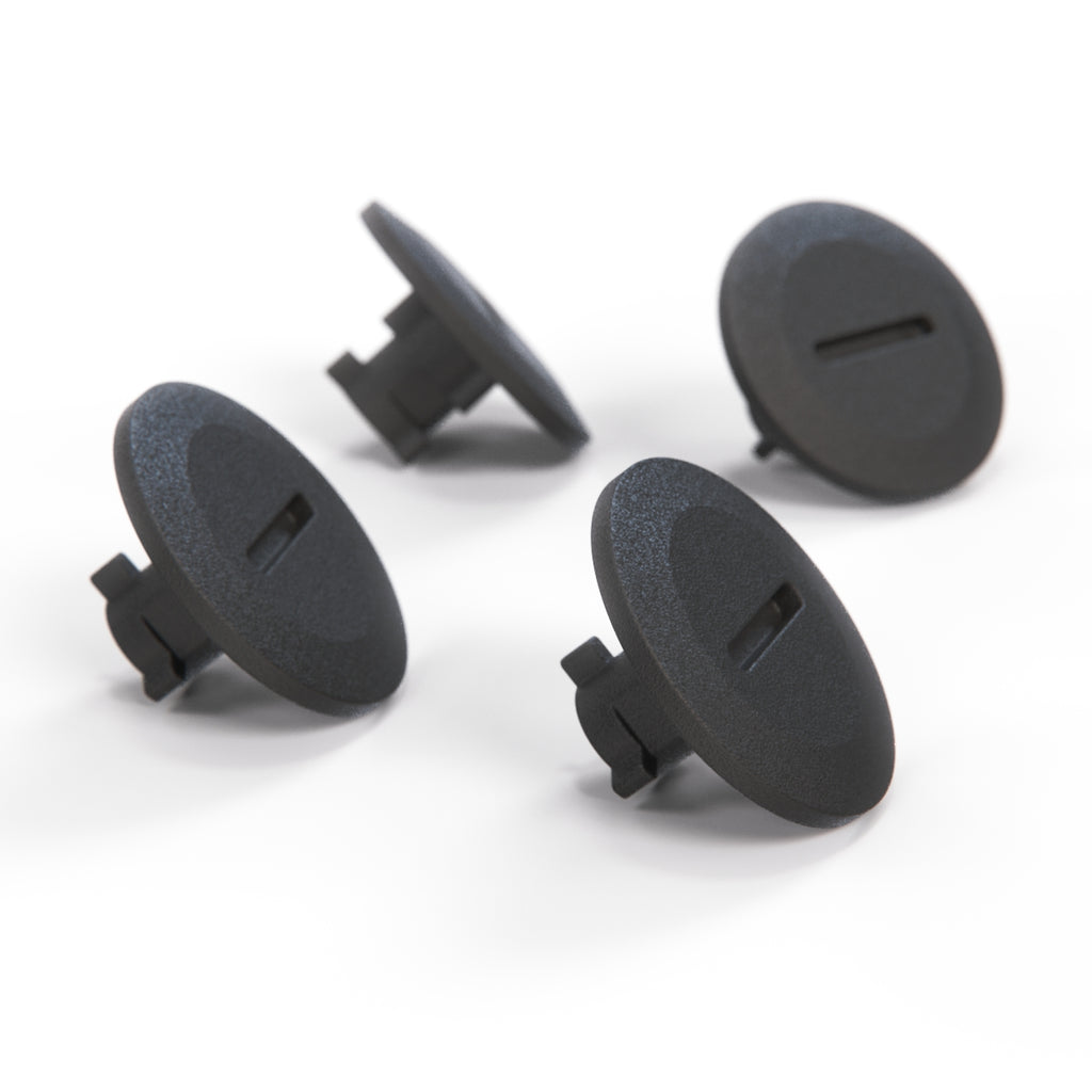 Pontiac GTO Carpet Floor Mat Locking Clips Retainers Set of 4 Black LMP1001 — view 2