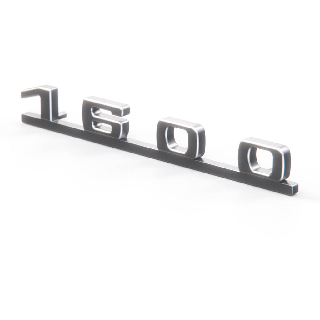 Porsche 356 Emblem 1600 Chrome or Black