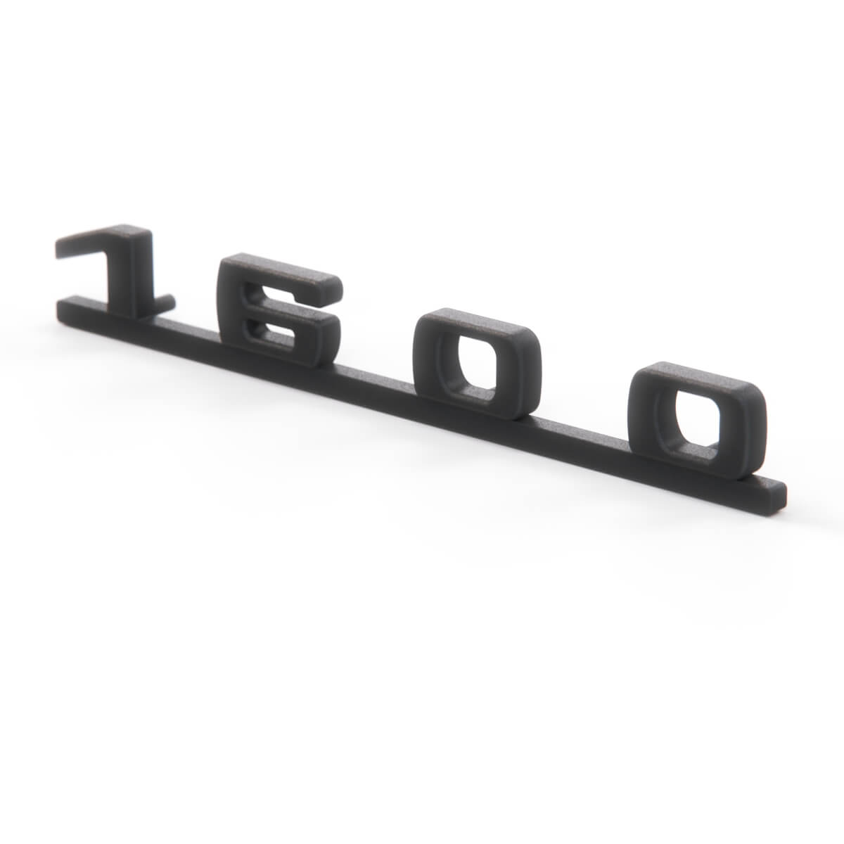 Porsche 356 Emblem 1600 Chrome or Black — view 2