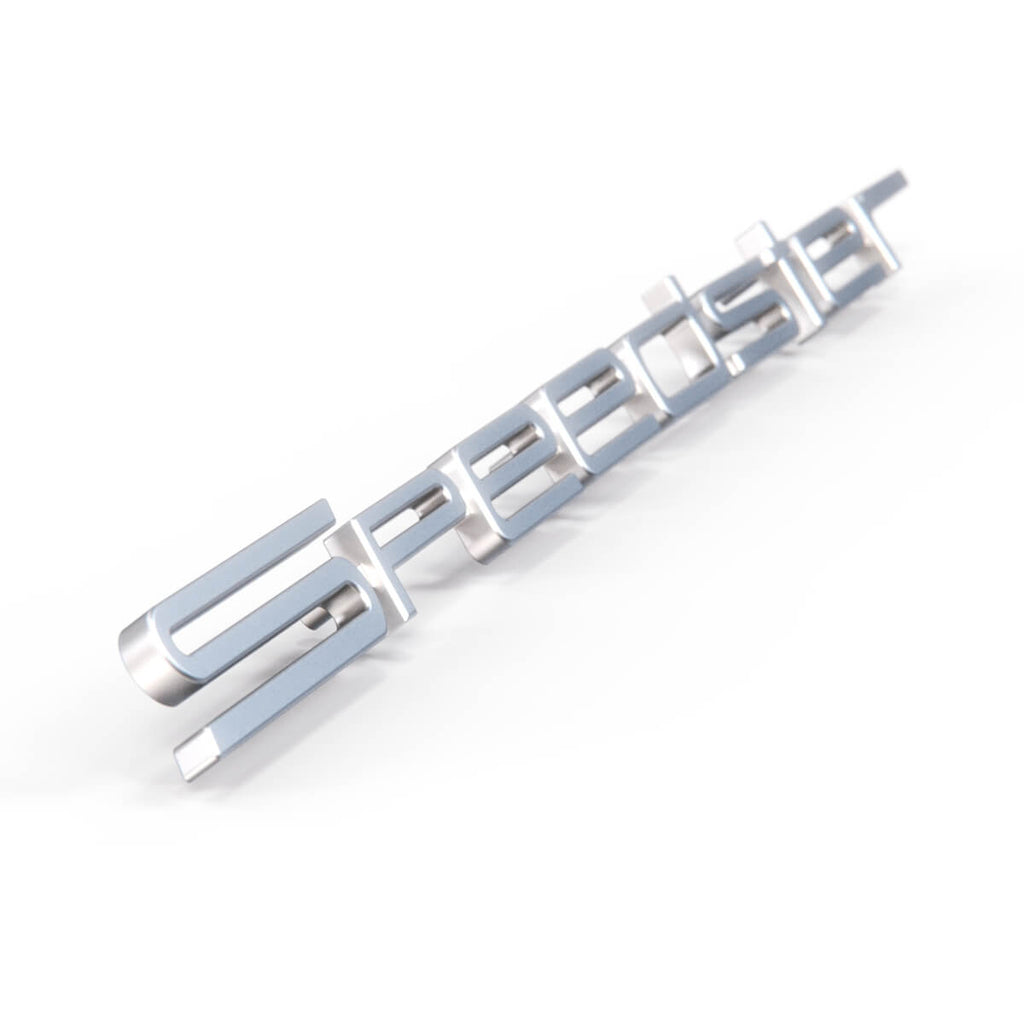 Porsche 356 Speedster Emblem Chrome or Black — view 3