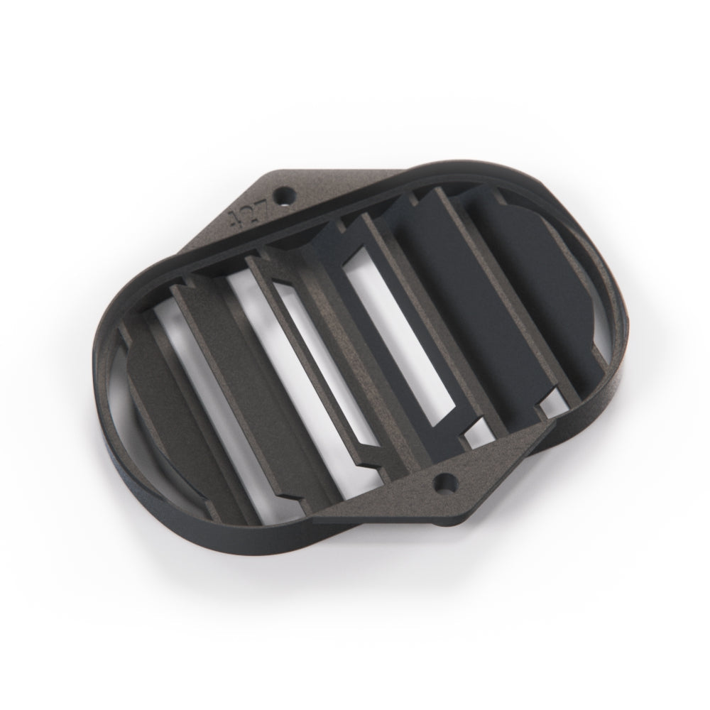 Porsche 911 (1970-1989) Under Dash Vent Air Distributor Black 91157134801 — view 2
