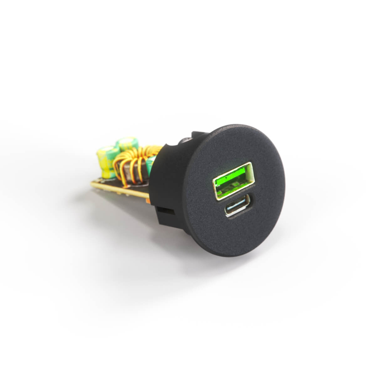 Porsche 911 996 / 986 Boxster Centre Console Lighter Blank with USB-Charge Port Black (99655223306)