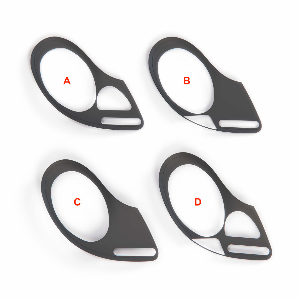 Porsche 911 996 / 986 Boxster Headlight Covers Set 4 Versions Primed or Black
