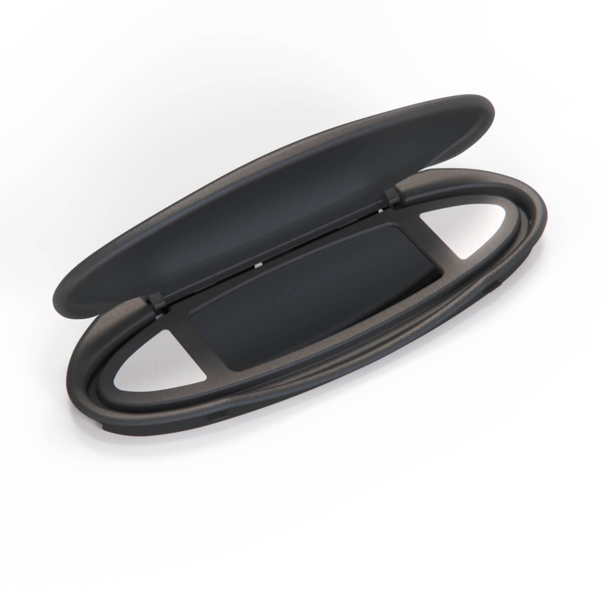 Porsche 911 996 / 986 Boxster Sunvisor Make-up Mirror Black (98673190101) — view 3