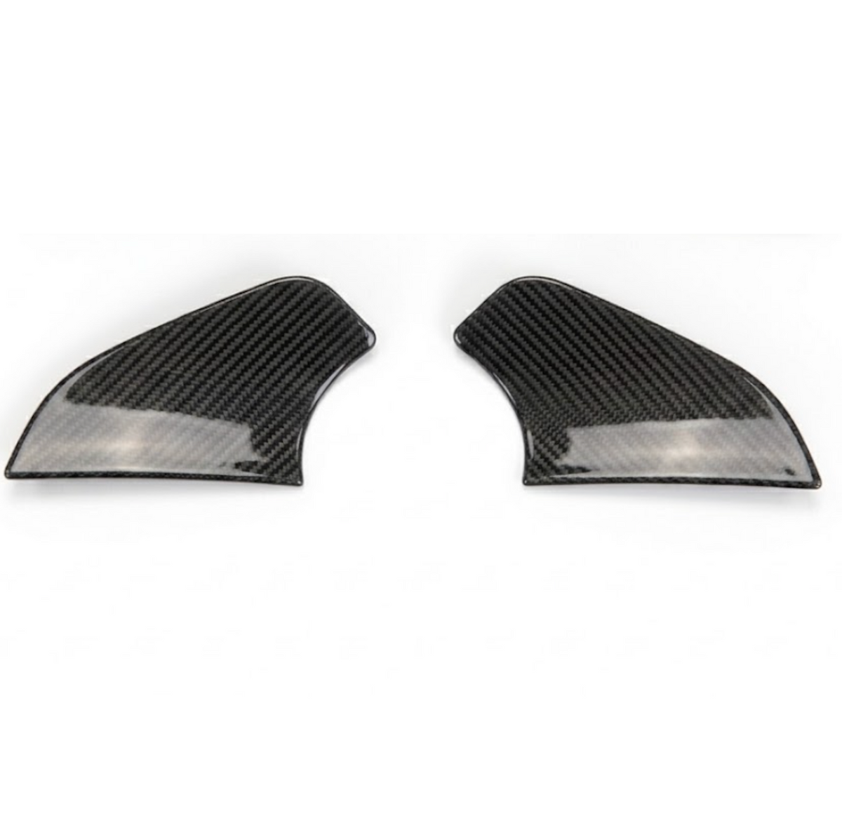 Porsche 911 996 Rear Seat Belt Delete Carbon Trim Set of 2 (99655554501 / 99655554601) — view 4