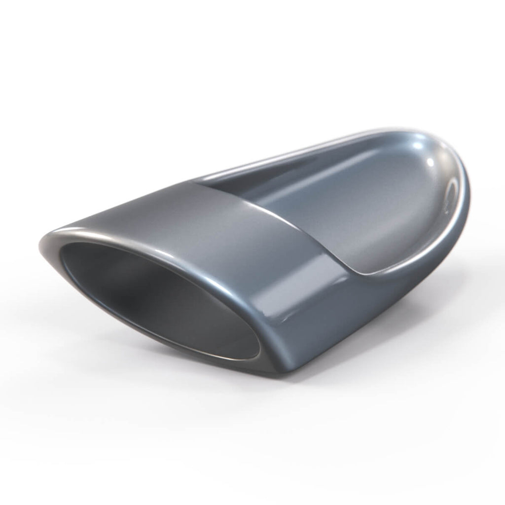 Porsche 911 / Boxster Cayman Interior Door Handle Silver Left or Right — view 2