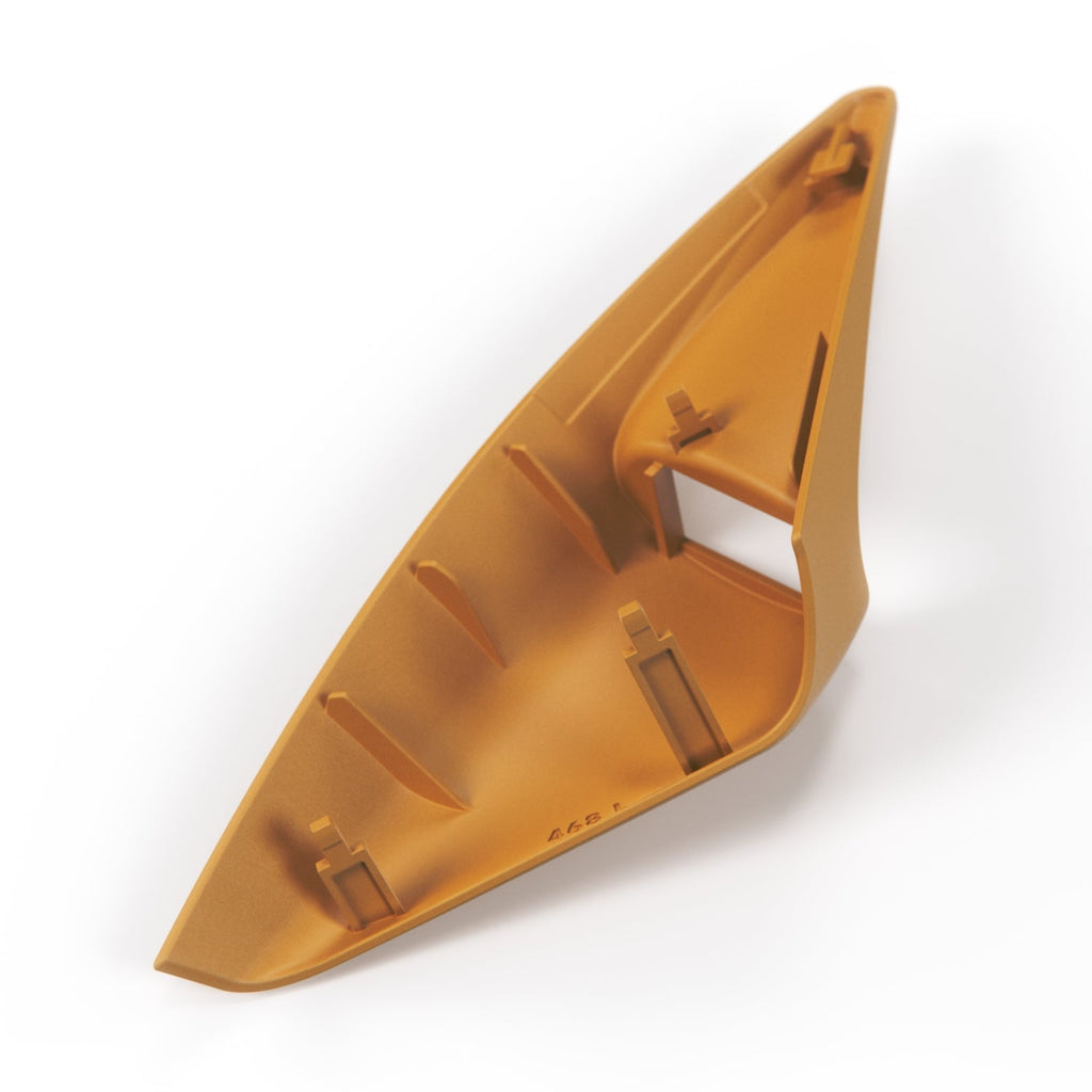 Porsche 911 Boxster Mirror Triangle Trim Cover Left Or Right Savanna Beige 99655565100 / 99655565201 — view 2