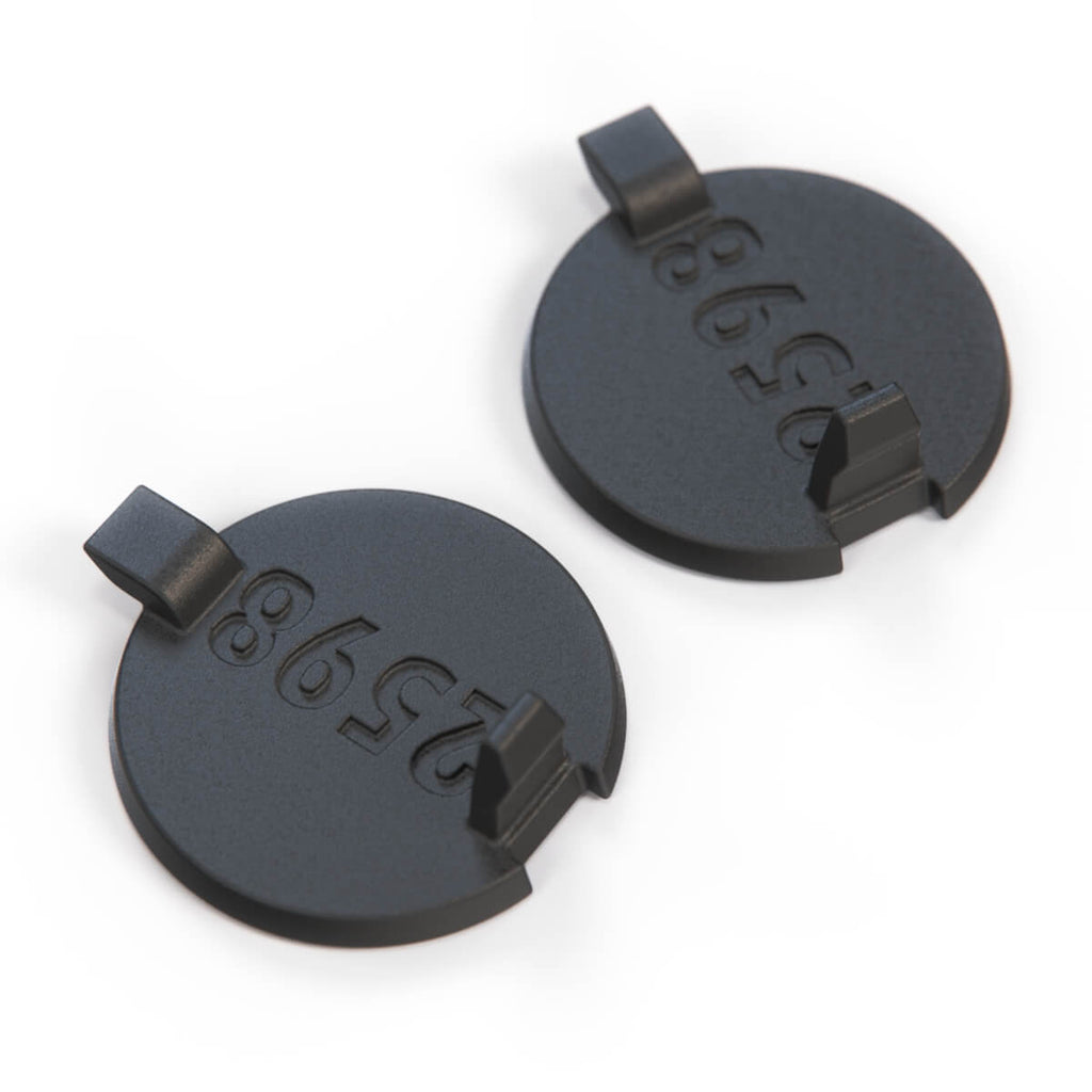Porsche 911 Boxter Windshield Cowl Cover Cap Set of 2 Black (99657256900) — view 4