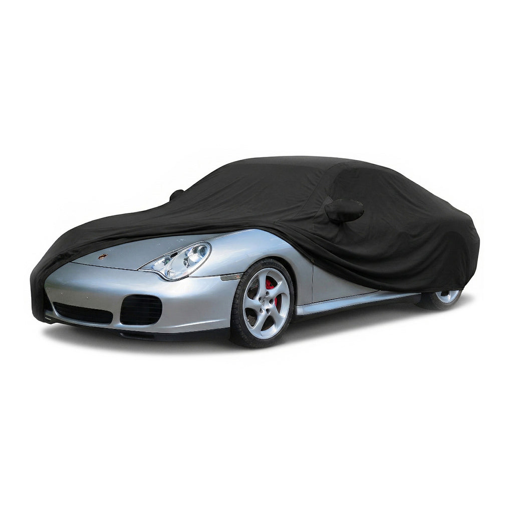 Porsche 911 Carrera 996 Ultra Soft Elastic Protective Indoor Car Cover Black — view 2