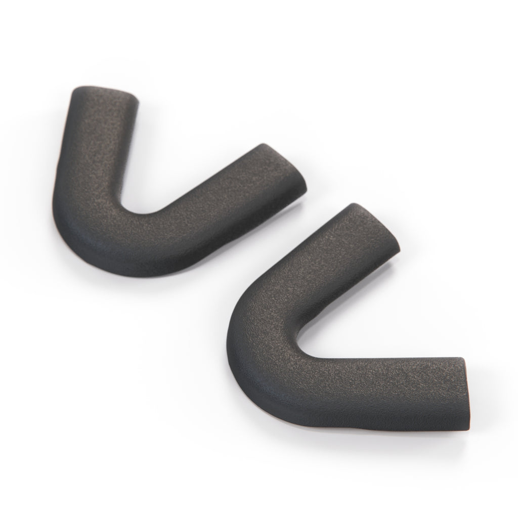 Porsche 924 924S 944 968 Door Window Corner Trim Set of 2 Black (477853375A)