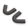 Porsche 924 924S 944 968 Door Window Corner Trim Set of 2 Black (477853375A)