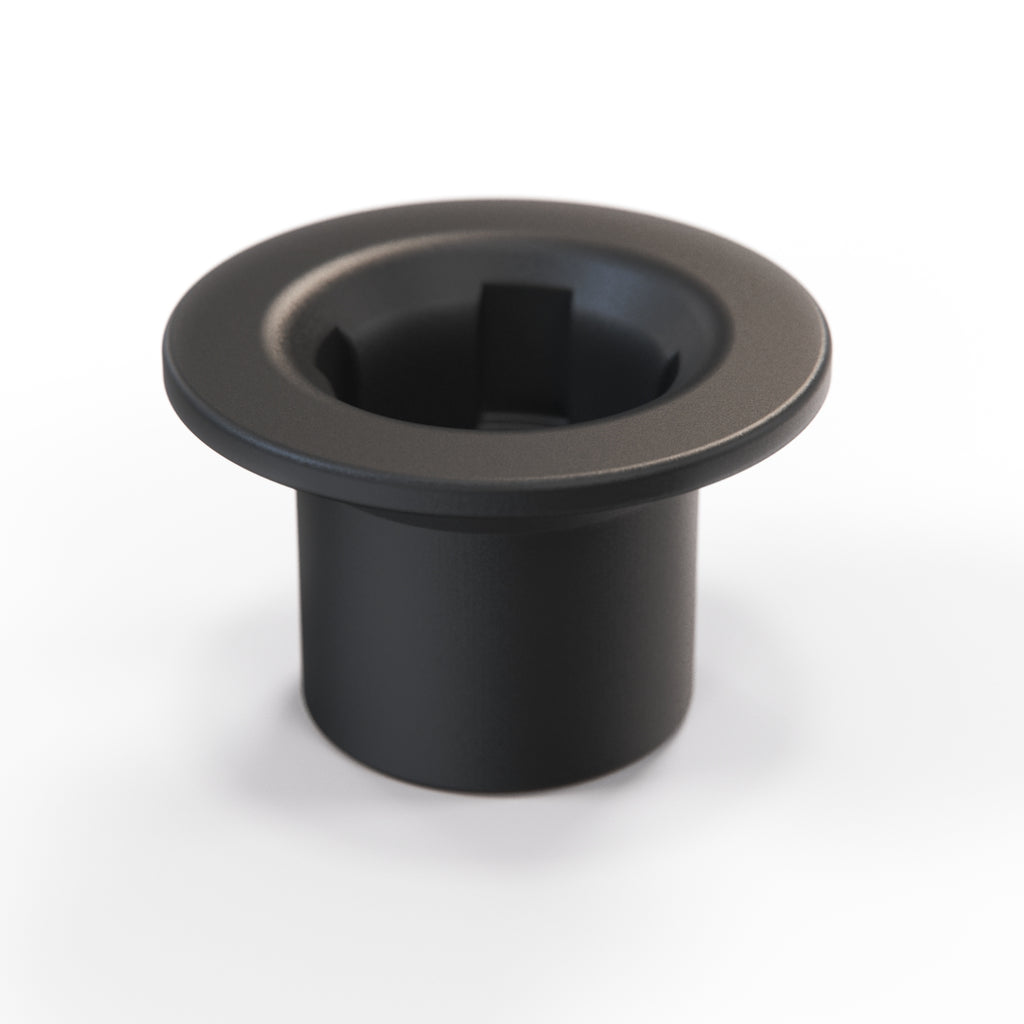 Porsche 924 928 944 Threaded Bush Switch Bushing Black (92855546302) — view 3