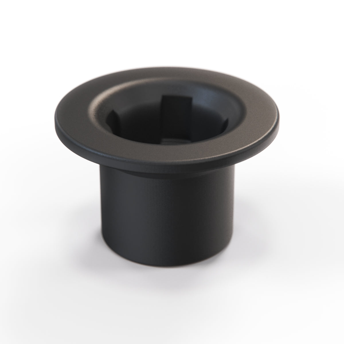 Porsche 924 928 944 Threaded Bush Switch Bushing Black (92855546302) — view 3