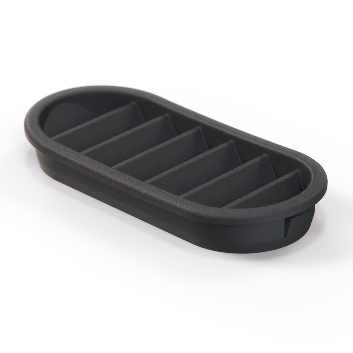 Porsche 924 944 968 B Pillar Door Vent Grille Black (477819175) — view 2
