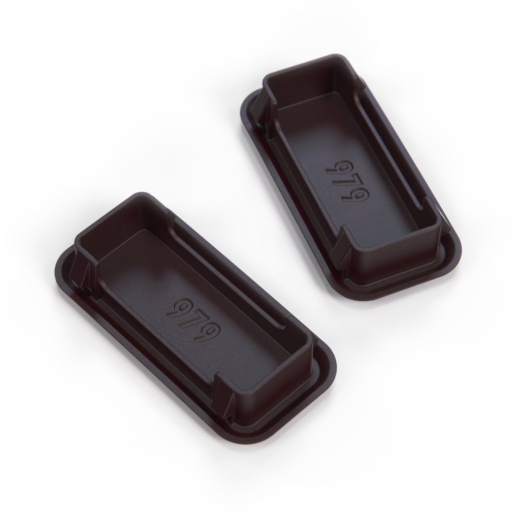 Porsche 924 944 968 Roof Cover Cap Set of 2 Black or Brown (477867923A) — view 3