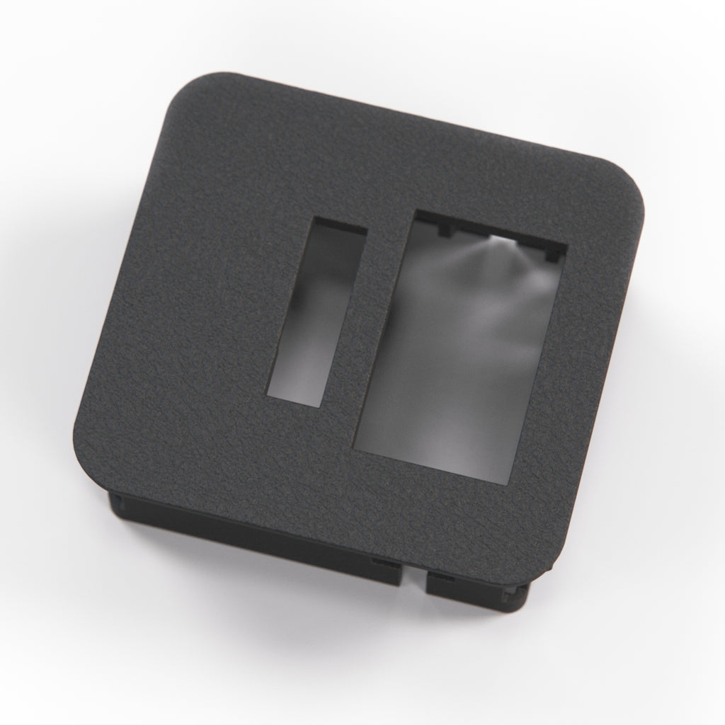 Porsche 924 944 Headlight Switch Surround Trim Black (477857137) — view 2