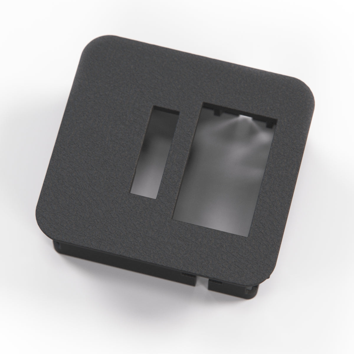 Porsche 924 944 Headlight Switch Surround Trim Black (477857137) — view 2